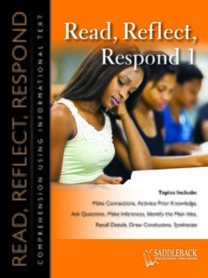 cover image of Read Reflect Respond 1